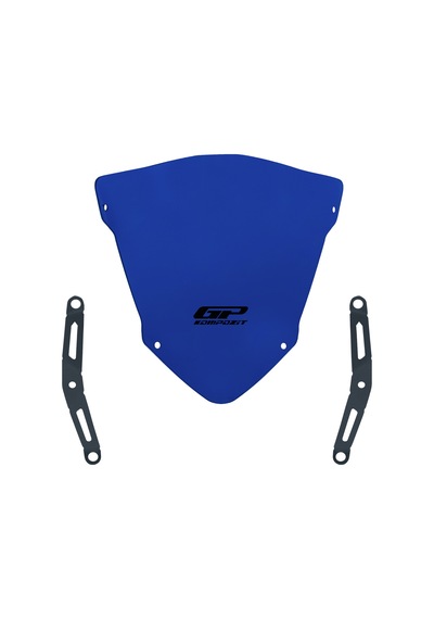 Gp Kompozit Yamaha Mt-25 2020-2026 Uyumlu Spor Ön Cam Mavi 23cm