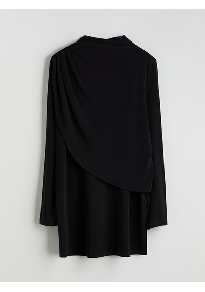Lcw Everyday Siyah Dik Yaka Kadın Tunik