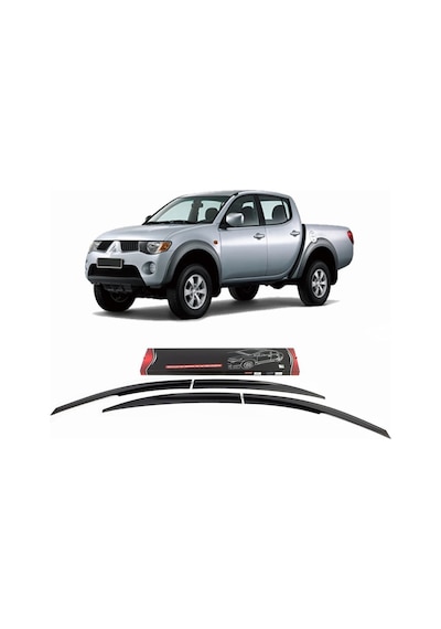 Omsa Line Mitsubishi L200 Sunplex Cam Rüzgarlığı Mugen 4 Parça 20