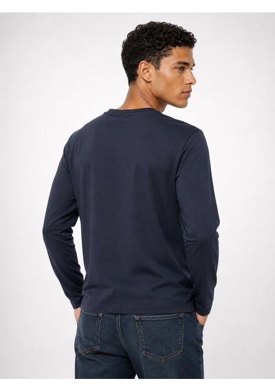 Loft Regular Fit Erkek Tshirt U.kol Lf2044276 Q1.v1 Koyu Lacivert