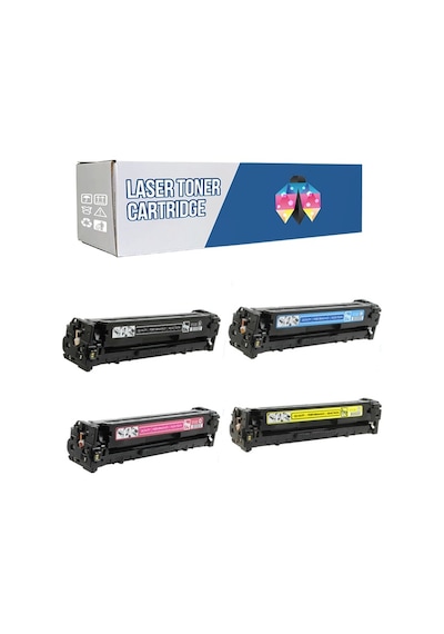 Safir Toner Canon Crg-731/cb540 İ-sensys Mf-624cdt Cmyk 1 Set Uyumlu Toner