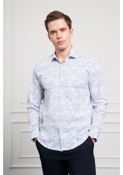 Morven Erkek Lacivert Trend Dynamic Fit İtalyan Yaka Gömlek 25ms004021200 Lacivert