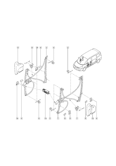 Ön Cam Krikosu Tamir Takımı Espace Iv 8201258720