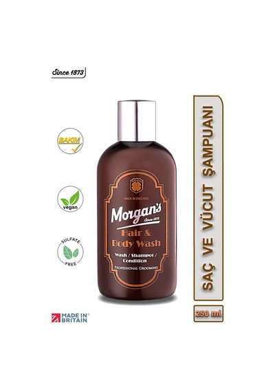 Morgan's Hair & Body Wash - Saç Ve Vücut Şampuanı 250 Ml