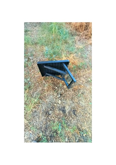 Orta Boy Portatif Katlanır Plastik Sehpa Kamp Sehpa Piknik Sehpa Antrasit