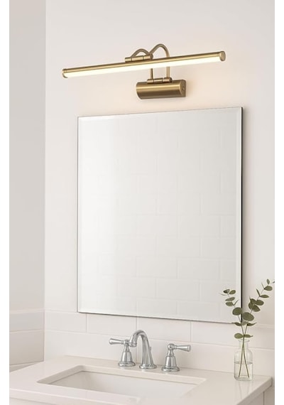 Sarjlı Led Flüt Resim Aplik 6w 3200k Gün Işığı 35cm Duvar Tipi Ayna/tablo Üstü Dekoratif Işık Ip20 Iç Mekan Kullanım Eskitme