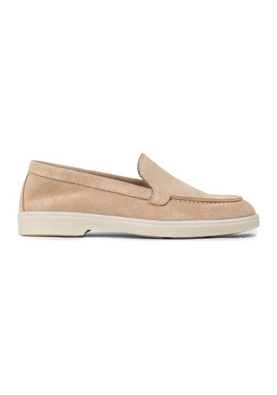 Deery Kadın Hakiki Süet Bej Loafer Ayakkabı - 02039zbejc01