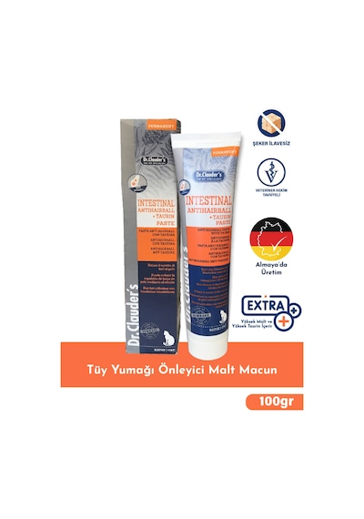 Dr. Clauder's Intestinal Hairball Tüy Yumağı Kontrol Macunu 100 G