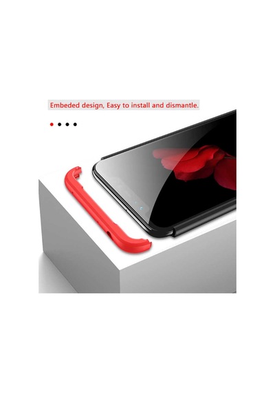Xiaomi Redmi Note 7 Kılıf Zore Ays Kapak Kırmızı
