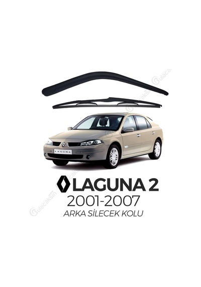 Renault Laguna 2 2001 - 2007 Arka Silecek Kolu ve Silecek Seti