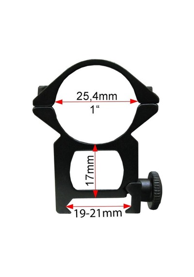 Atış Parçası Ekipmanı Avcılık Malzemesi Çift Vidalı 22 Mm Silah Dürbün Montaj Ayağı