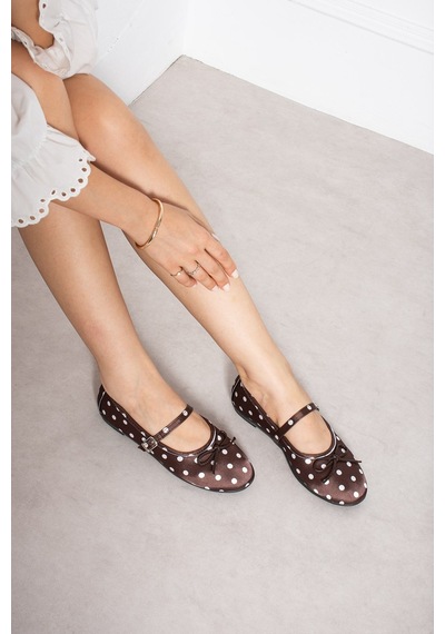 Dabab Shoes Penelop Kadın Acı Kahve Saten Puantiyeli Fiyonk Detaylı Ayarlanabilir Tokalı Ortopedik Taban Mary Jane Babet Ayakkabı Kahverengi Dabab Shoes Penelop Kadın Acı Kahve Saten Puantiyeli Fiyonk Detaylı Ayarlanabilir Tokalı Ortopedik Taban Mary Jane Babet Ayakkabı Kahverengi