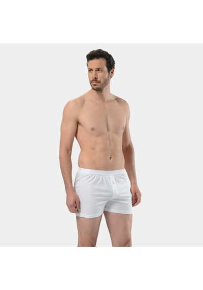 Cacharel - Kemerli Düğmeli Boxer 1106 Beyaz