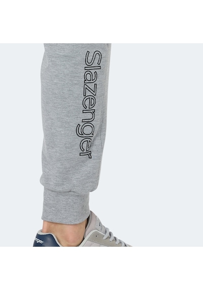 Slazenger NEAL KTN Erkek Fermuar Cepli Gri Eşofman Altı