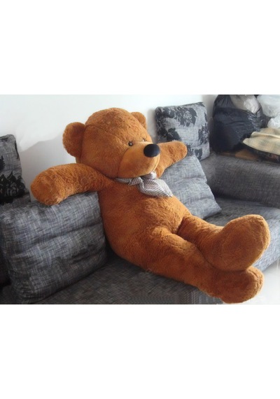Kuki Oyuncak 140 CM Sevimli Koyu Kahverengi Peluş Ayı