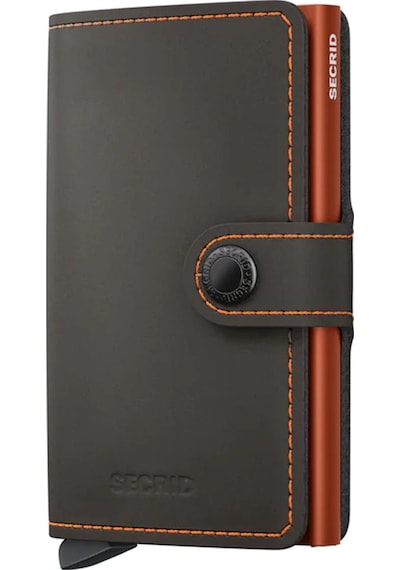 Secrid Miniwallet Matte Kartlık Cüzdan Trufle Orange Çok Renkli