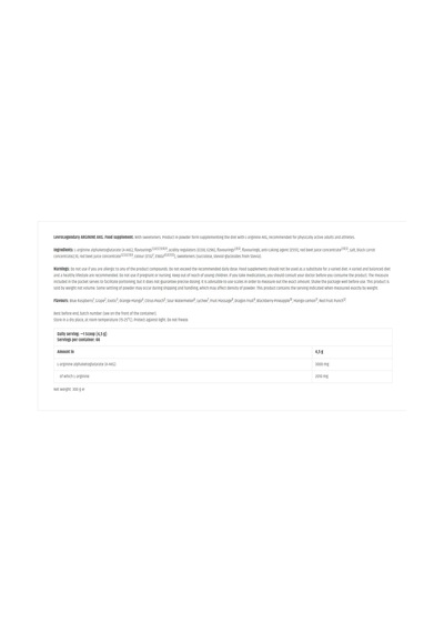 Kevin Levrone Levrolegendary Arginine Akg 300 G