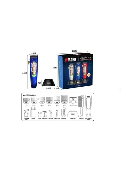 Wmark Ng-9004 Erkekler Için Saç Kesme Makineleri 100 Dk