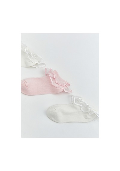 LC Waikiki Alıta Cıty Farkıyla Lcw Baby Ekru Kız Bebek Tül Detaylı Patik Çorap 3'lü Ekru - 923930802 Ekru LC Waikiki Alıta Cıty Farkıyla Lcw Baby Ekru Kız Bebek Tül Detaylı Patik Çorap 3'lü Ekru - 923930802 Ekru