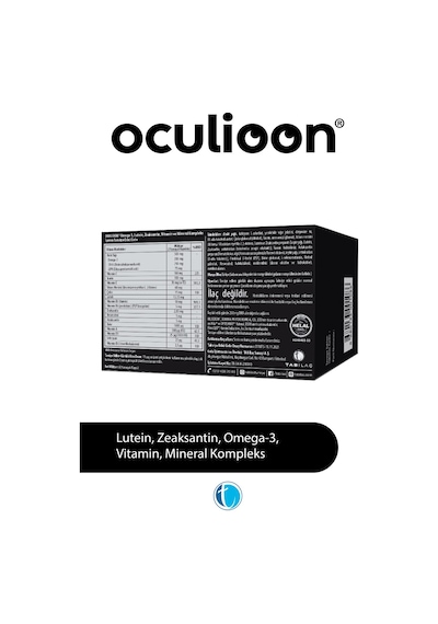 Oculioon Omega-3, Lutein, Zeaksantin, Vitamin Ve Mineral Içeren Takviye Edici Gıda 60 Yumuşak Kapsül