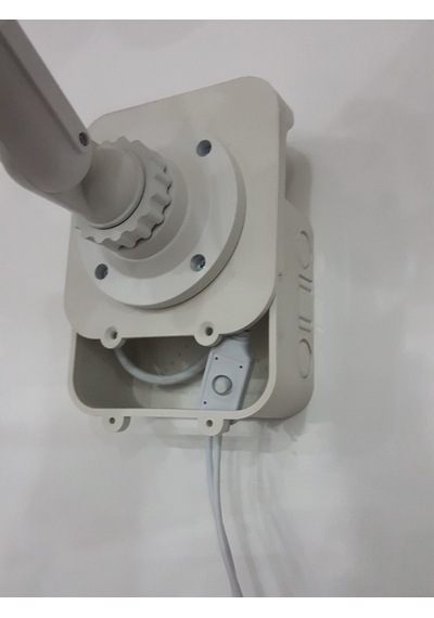 Güvenlik Kamera Montaj Kutusu Kare - 1 Adet