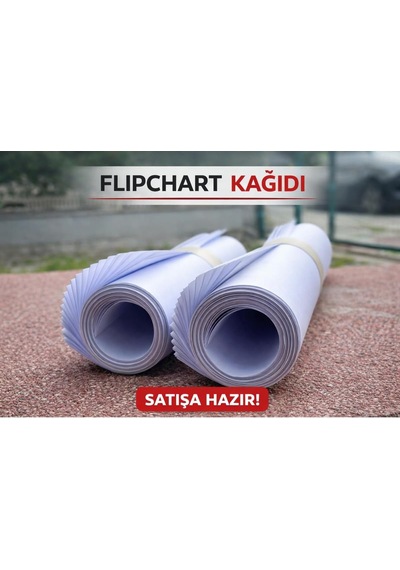 Tr Flipchart Kağıdı Pano Kağıdı Yazı Tahtası Kağıdı 64x90 Düz 25 Li 1,152 Kg Genel