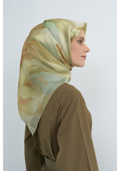 Armine Saf İpek Sura Eşarp-2026 İlkbahar-yaz- 951900d Yeşil