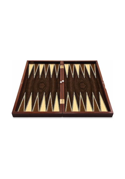 Star Tavla Platin Ceviz Büyük Boy 12 Mm Mdf Kasa, Parlak Selefon Kaplama, Çizilmeye Karşı Diren