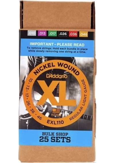 D'addario Exl110-B25 Elektro Gitar Tel 25 Set 10-46