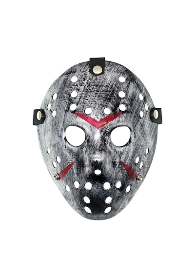 Jason Maskesi Hannibal Maskesi Metal Gümüş Renk 20x25 Cm Standart