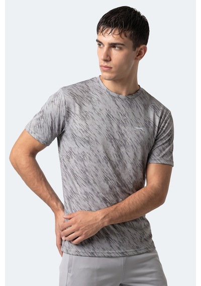 Slazenger Hady I Erkek Gri Tişört