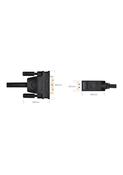 Alfais 4558 Displayport To Dvi Çevirici Dönüştürücü Adaptör Kablosu