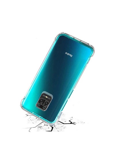 Xiaomi Redmi Note 9s Kılıf Zore Nitro Anti Shock Silikon Renksiz