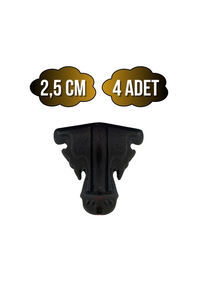 Kelebek Metal Ayak Çeyiz Ve Hediye Kutusu Mobilya Ayağı 2,5cm Bronz 4 Adet Bronz