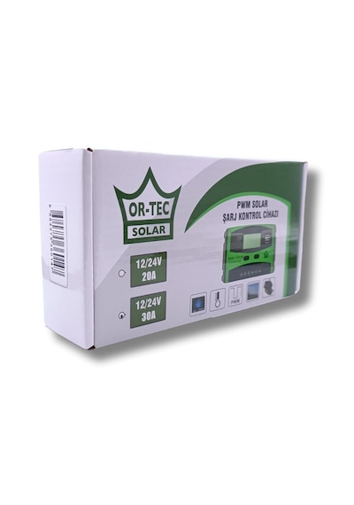 Ortec Solar 12/24v 30a Pwm Şarj Kontrol Cihazı