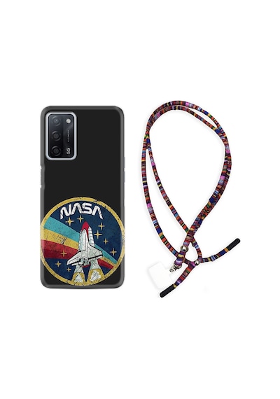 Oppo A55 Kılıf Rasta Boyun Askılı Nasa 1326