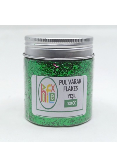 Pul Varak Gilding Flakes Sanatsal İnce Tanecikli Kırpık Folyo Epoksi Reçine Nail Art 100 Cc Yeşil
