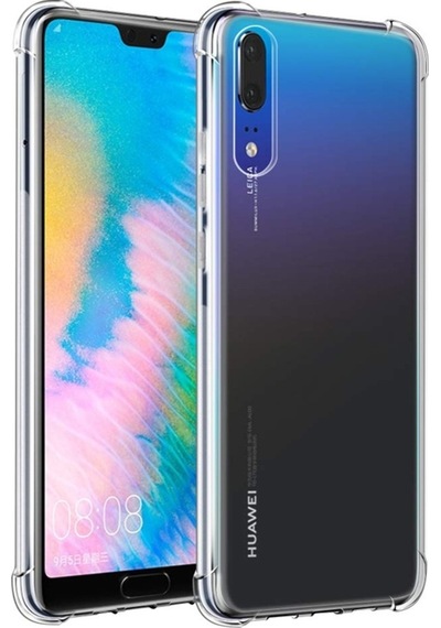 Huawei P30 Kılıf Antishock Ultra Koruma Kapaknano Glass Renksiz