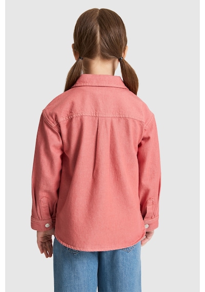 U.S. Polo Assn. Kız Çocuk Pembe Gömlek Jean 50321526-vr041