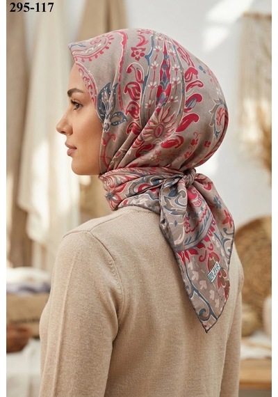 Zer Scarf Zer Scarfs Dijital Soft Pamuk Eşarp 295-117 Çok Renkli