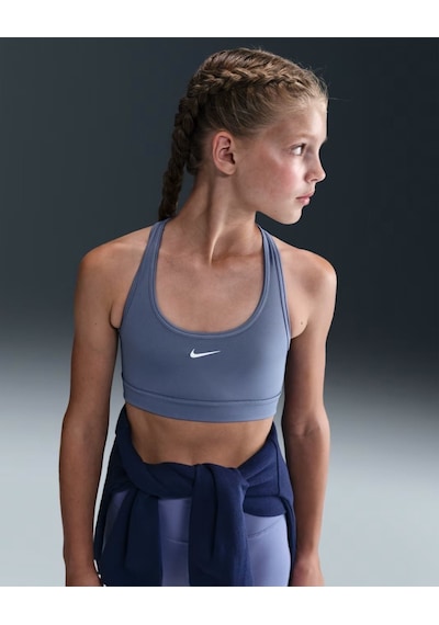 Nike Fj7161-499 Swoosh Kızlar Spor Sütyeni - Lila