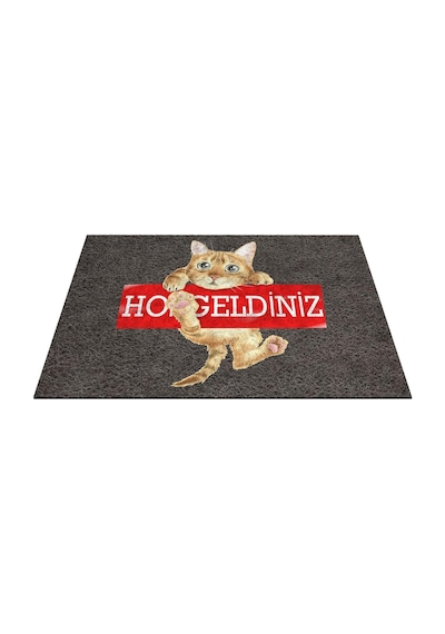 Ayrex Dekoratif Kapı Önü Paspas Dış Mekan Ev Içi Banyo Mutfak Yatak Odası Giriş Paspasları Mr Buldog 40x60 Diğer