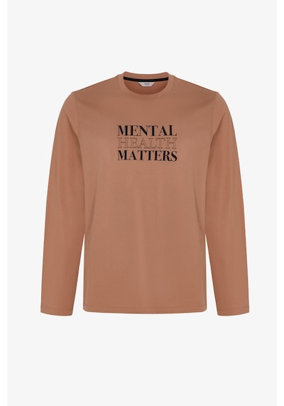 Penti Erkek Clear Mind Geometrik Desenli Pantolon Uzun Kollu Pijama Takımı Çok Renkli