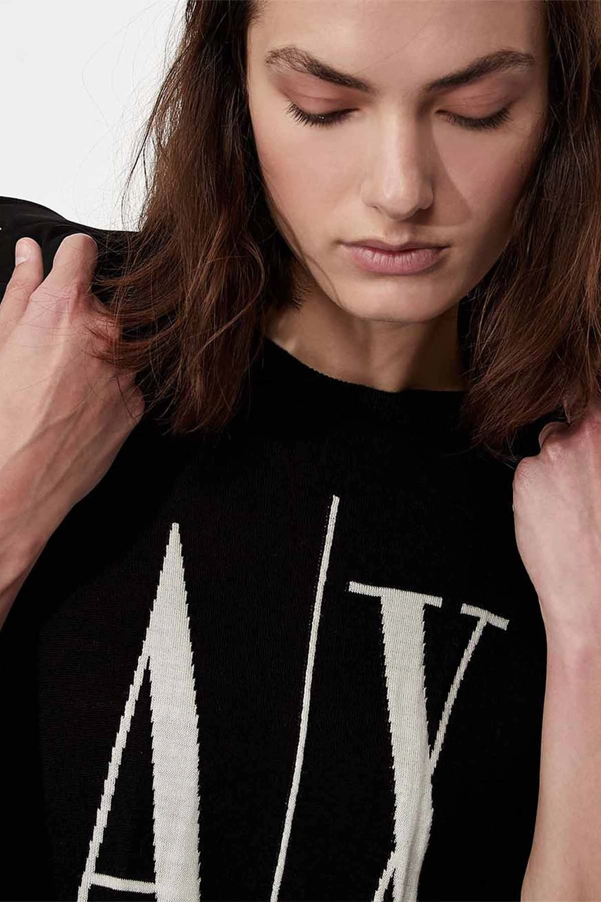 Armani Exchange Armani Kadın Kazak Siyah