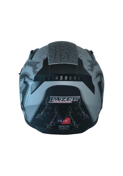 Fazer Ece 22.R06 Double Vizörlü Full Face Motor Kaskı Risky Çok Renkli