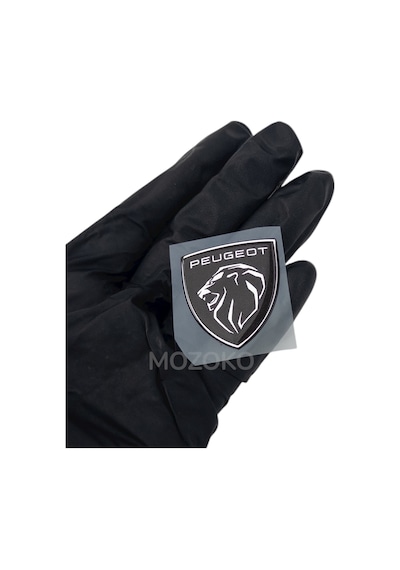 Kendinden Yapışkanlı Peugeot Aslan Logolu 3x3.5 Cm 3d Damla Baskı Araç Amblemi