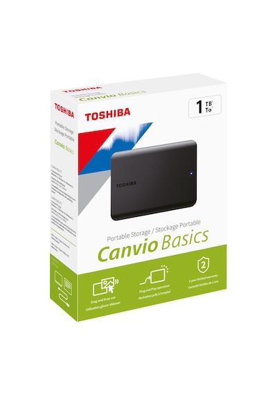 Toshiba Canvio Basics HDTB510EK3AA 1 TB 2.5" USB 3.2 Taşınabilir Disk