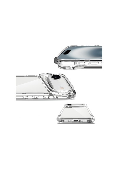 Kılıfist Apple Uyumlu iPhone 17 Air Kılıf Zore T-max Kapak - Şeffaf Şeffaf