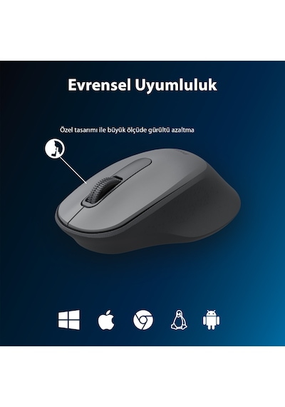 Philips SPK7448 Kablosuz Bluetooth 1600 DPI 4 Tuşlu Optik Mouse
