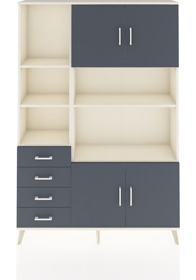 Arges Dolap 8 Raflı 4 Çekmeceli 4 Kapaklı 132x30x195 Aytaşı-antrasit/antrasit Antrasıt/antrasıt Arges Dolap 8 Raflı 4 Çekmeceli 4 Kapaklı 132x30x195 Aytaşı-antrasit/antrasit Antrasıt/antrasıt